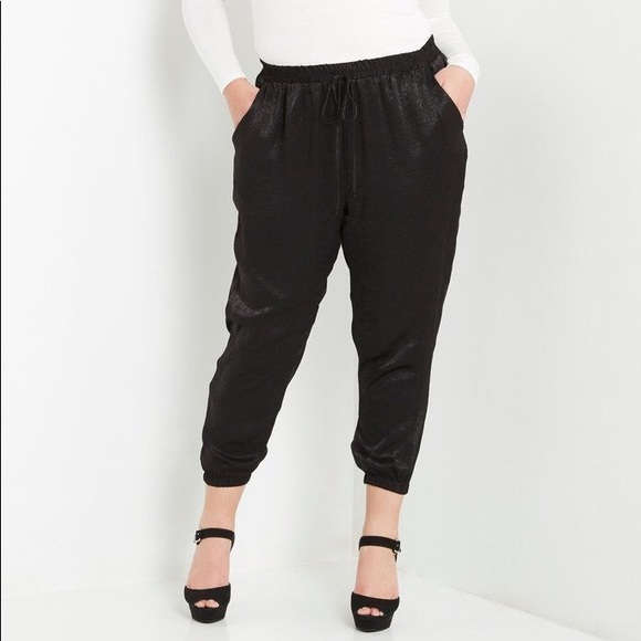 Pants - Satin Jogger Pants